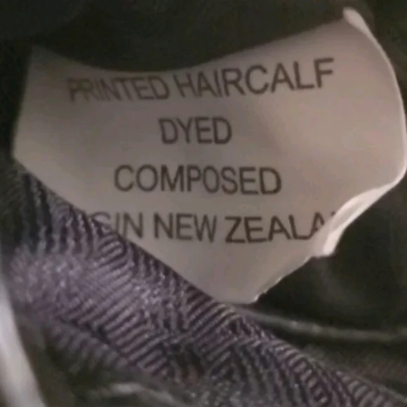 Michael Kors Black Leather Leopard Haircalf Satchel with Long Crossbody Strap - Picture 13 of 16